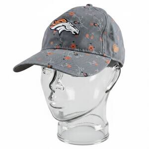 Denver Broncos New Era Women's Floral 9TWENTY Adjustable Hat
